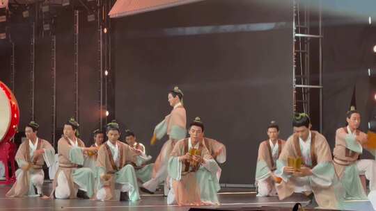 大话西游发布会活动现场中国风舞蹈演绎书童