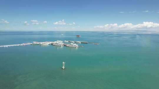 青海青海湖航拍