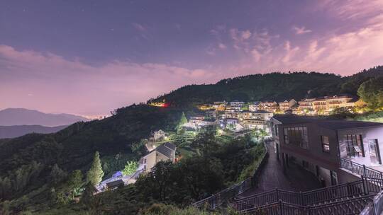 杭州市富阳区安顶山星空夜景