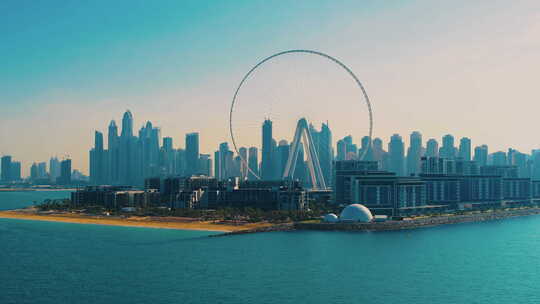 迪拜码头和艾因迪拜一个现代化的海滨大都市