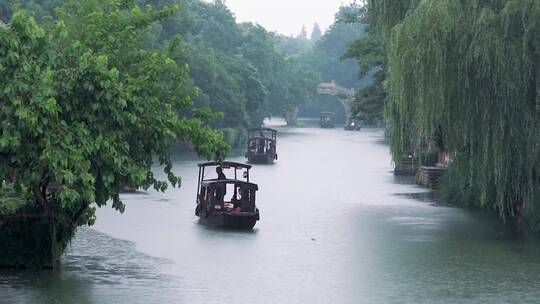 合集-江南古镇四季风光烟雨江南