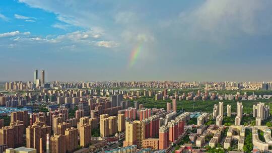 航拍 城市 风景 大气 美丽 风光