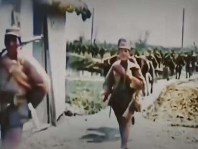 抗日战争 川军行军