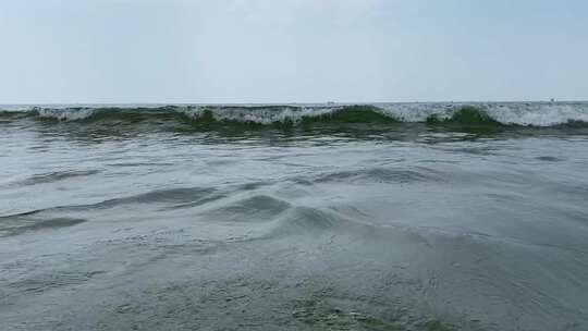 北海银滩 海浪