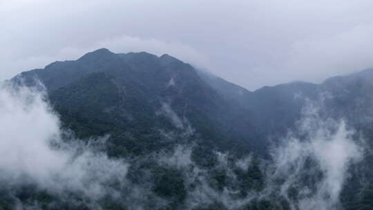 雨后的高山云雾