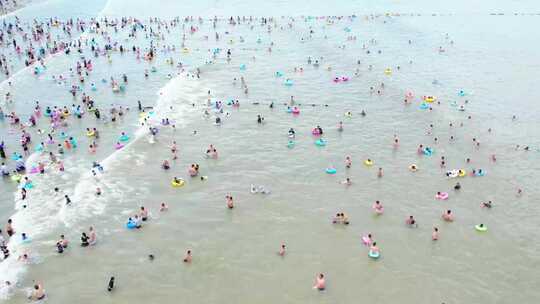 沙滩 行浪 人群 海滩 海边 海岸