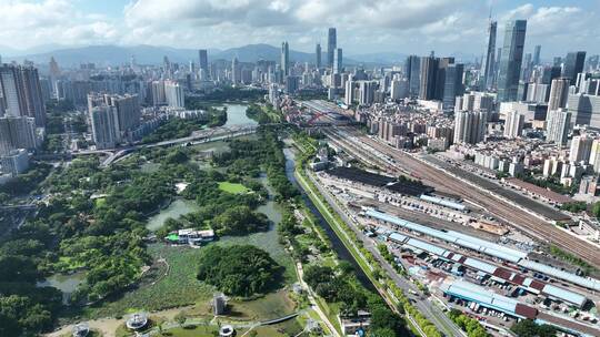 洪湖公园 布吉河 深圳市洪湖公园 洪湖