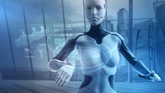 ai人工智能机器人商务办公网络科技