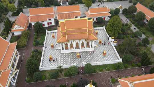 河南洛阳白马寺航拍