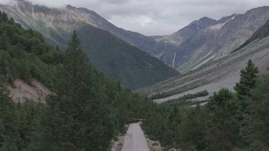 西藏察隅县大山航拍