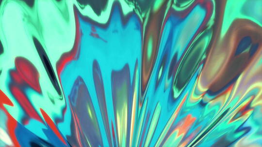 色彩鲜艳高端流体反光模拟动画贴图材质3