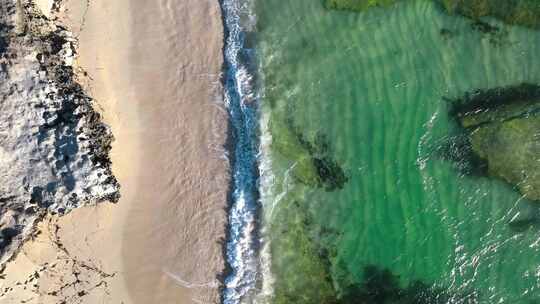 鸟瞰美丽的海滨小镇Gnarabup，西澳