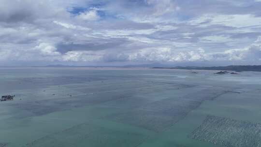 海上岛屿海岛大海蓝色海洋风景航拍