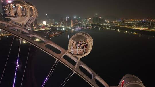 深圳欢乐港湾摩天轮夜景