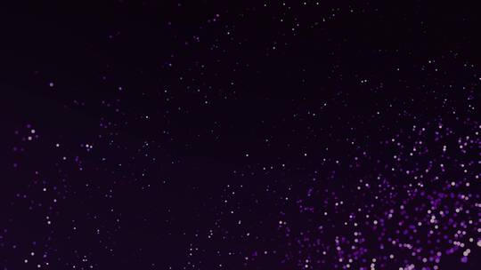 紫色光斑粒子飞舞