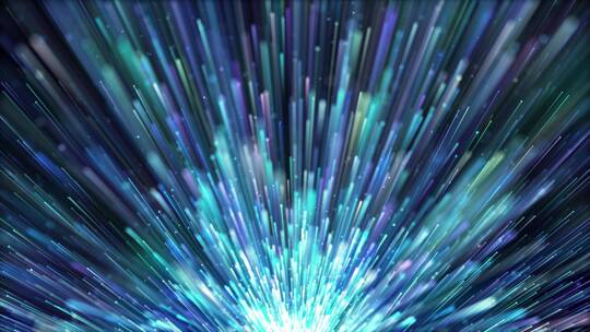 唯美梦幻蓝色粒子光线上升流星背景视频素材视频素材模板下载
