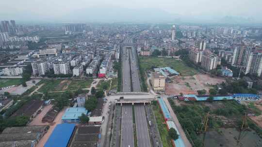 桂林北站轨道运输交通视频素材模板下载