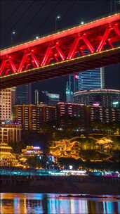 重庆_重庆洪崖洞夜景_千厮门夜景