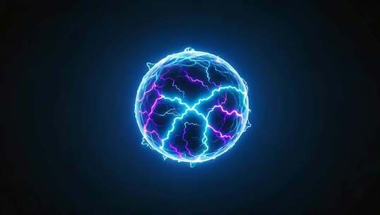 带电能量球特效画面