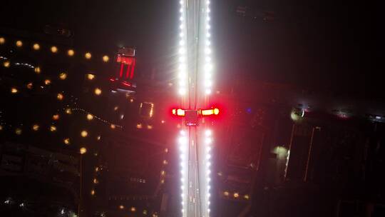 杨浦大桥夜视频素材模板下载