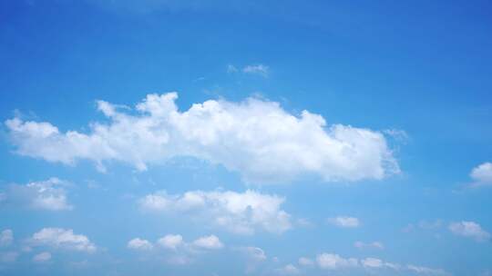 天空云朵夏日蓝天白云延时夏天唯美天空云层