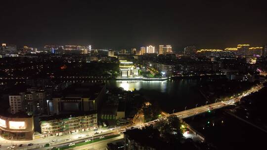 潮汕夜景航拍