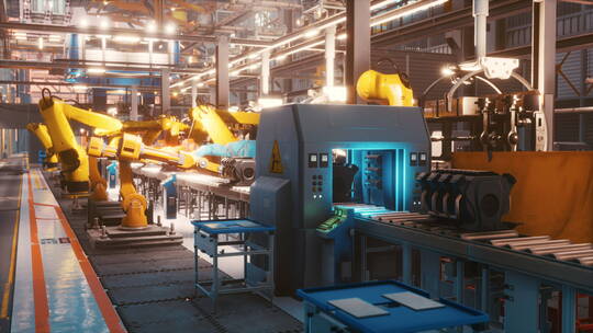 工业机器人 机械手 生产机器人