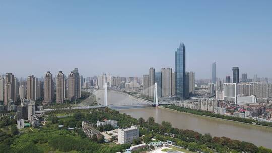 武汉城市地标建筑航拍