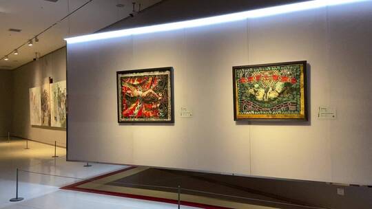 山东美术馆，第二届国际双年展