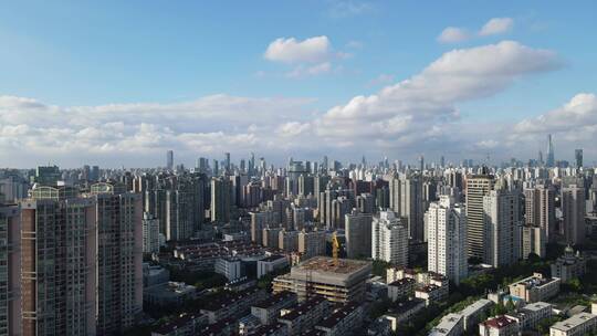 上海徐汇区4K全景航拍上海体育馆周边全景视频素材模板下载