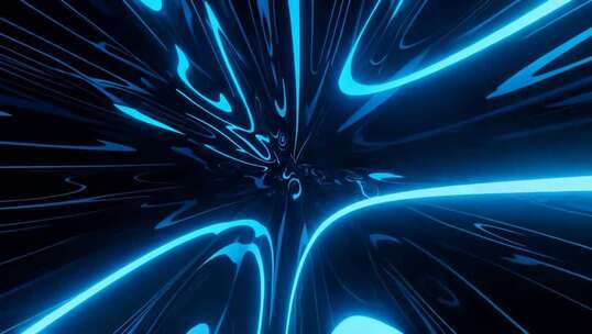 蓝色动感光线抽象背景素材