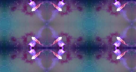 24 4K酷炫七彩粒子背景