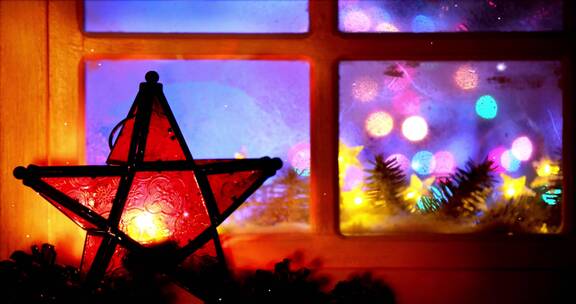 平安夜圣诞元旦春节 唯美星星 背景素材视频视频素材模板下载
