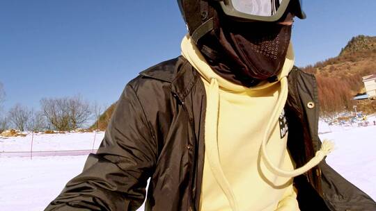 神农架滑雪场视频素材模板下载