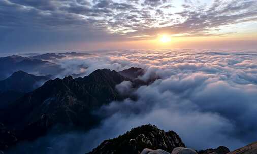 云海日出壮丽山河
