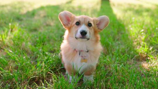 柯基犬，狗，宠物，犬