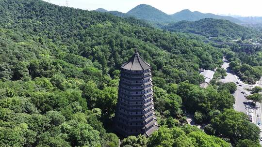 钱塘江 六和塔 杭州地标 古建