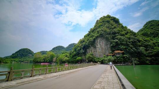 广西山水风景 自然风光 柳州龙潭公园