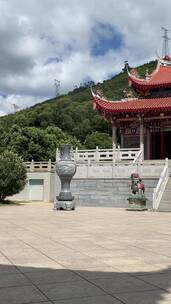 囊山寺风景4K实拍视频