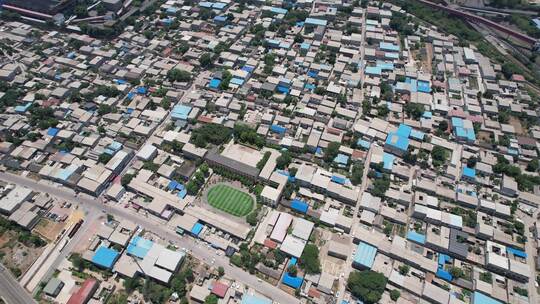 南方居民集中居住地房屋建筑航拍