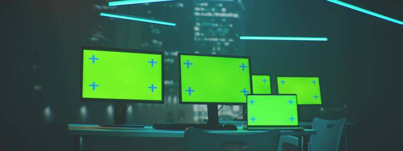 绿色的屏幕视频素材模板下载