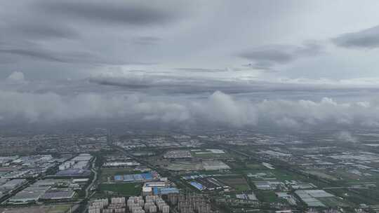 上海金山区航拍空镜