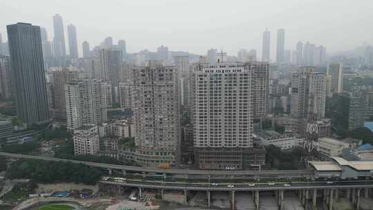重庆区渝中区城市风光