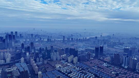 上海城市航拍空镜视频素材模板下载