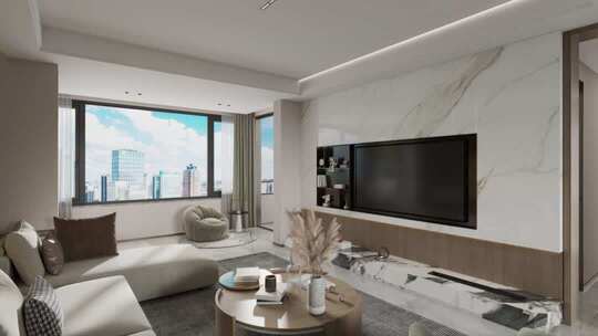 现代家居客餐厅空镜合集