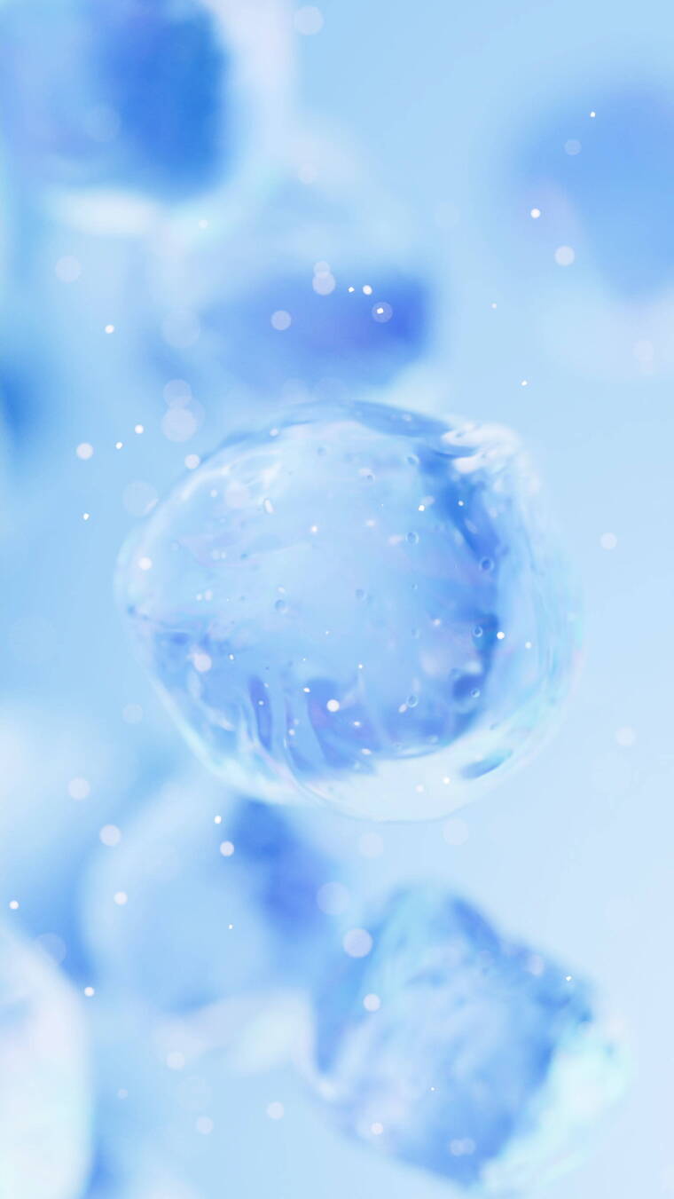 抽象透明球体背景3D渲染