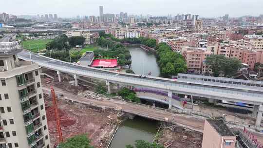 中国佛山市南海区漖表李氏宗祠龙舟景