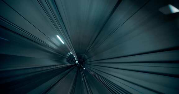 【8K】地铁隧道 穿梭延时 转场