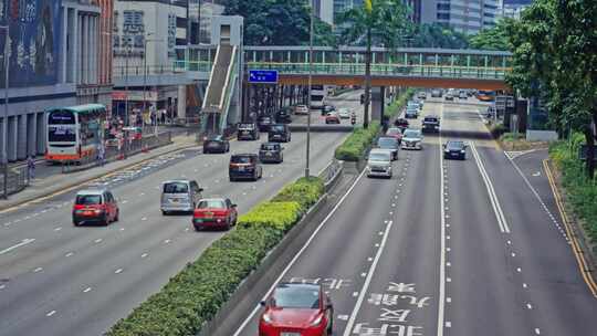 【正版素材】香港繁忙街道