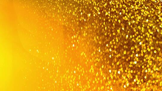 金色光斑瀑布粒子颗粒光斑闪烁